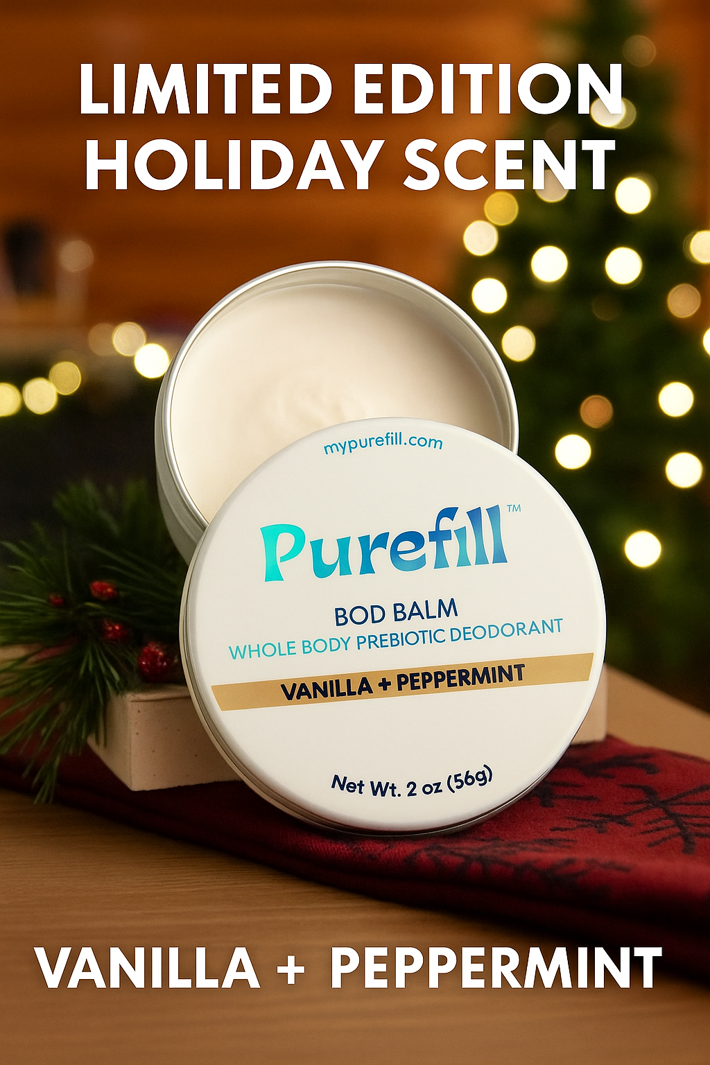 Vanilla & Peppermint - Limited Edition Single Bod Balm