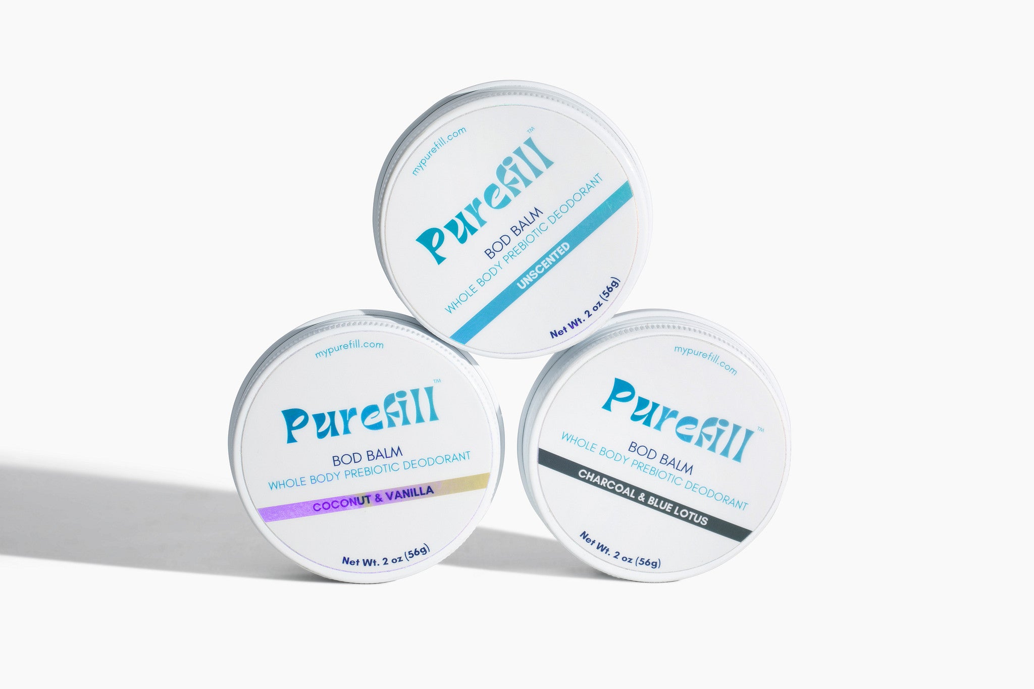 3 pack of Purefill bod balm 