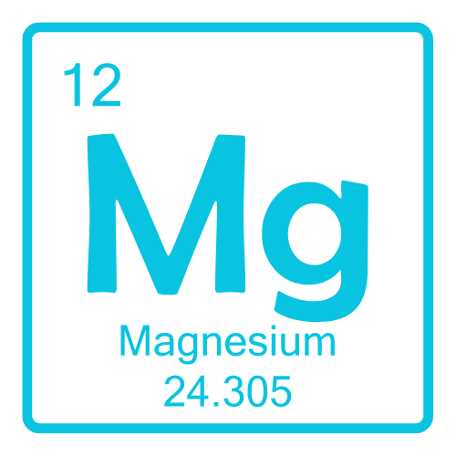Made with Magnesium symbol