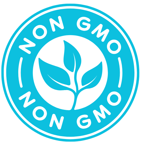 Plant with non GMO circled around the word